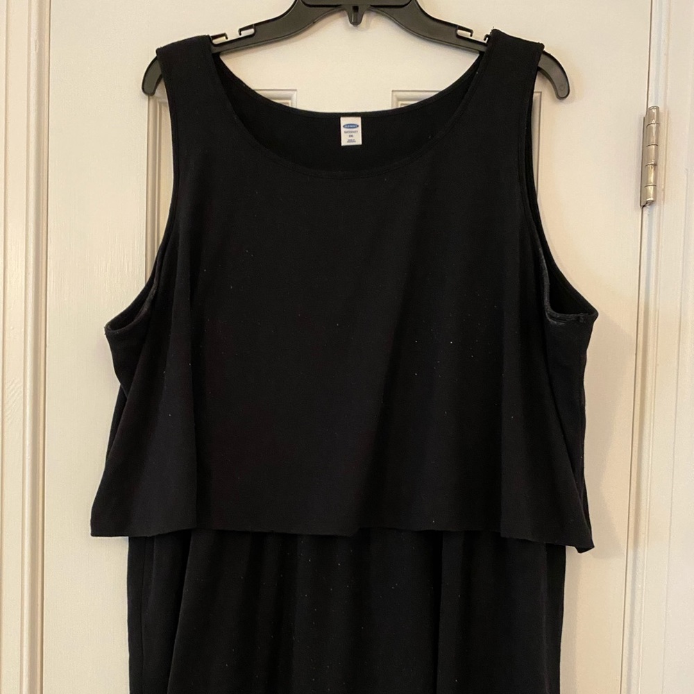 Old Navy Maternity Nursing Top XXL Black